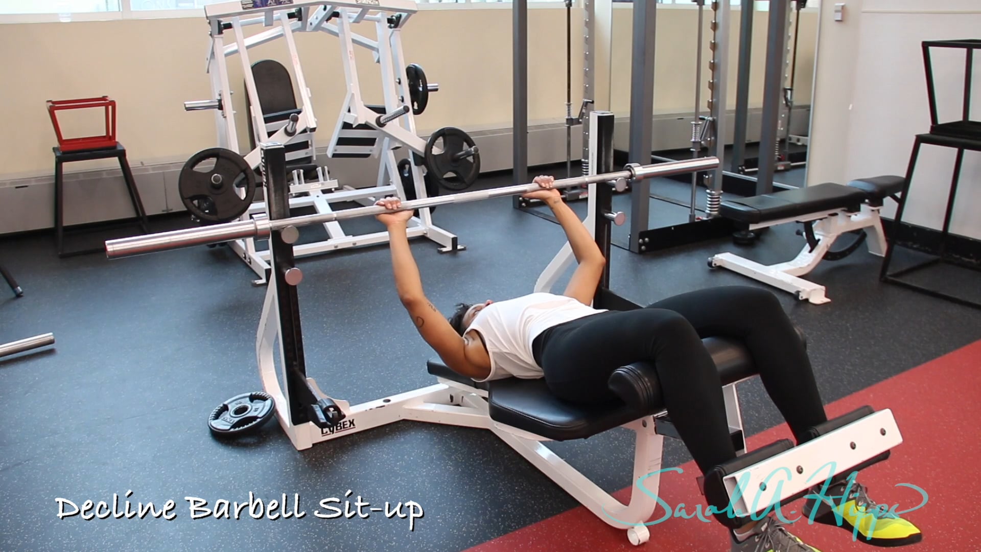 Decline Barbell Sit-up