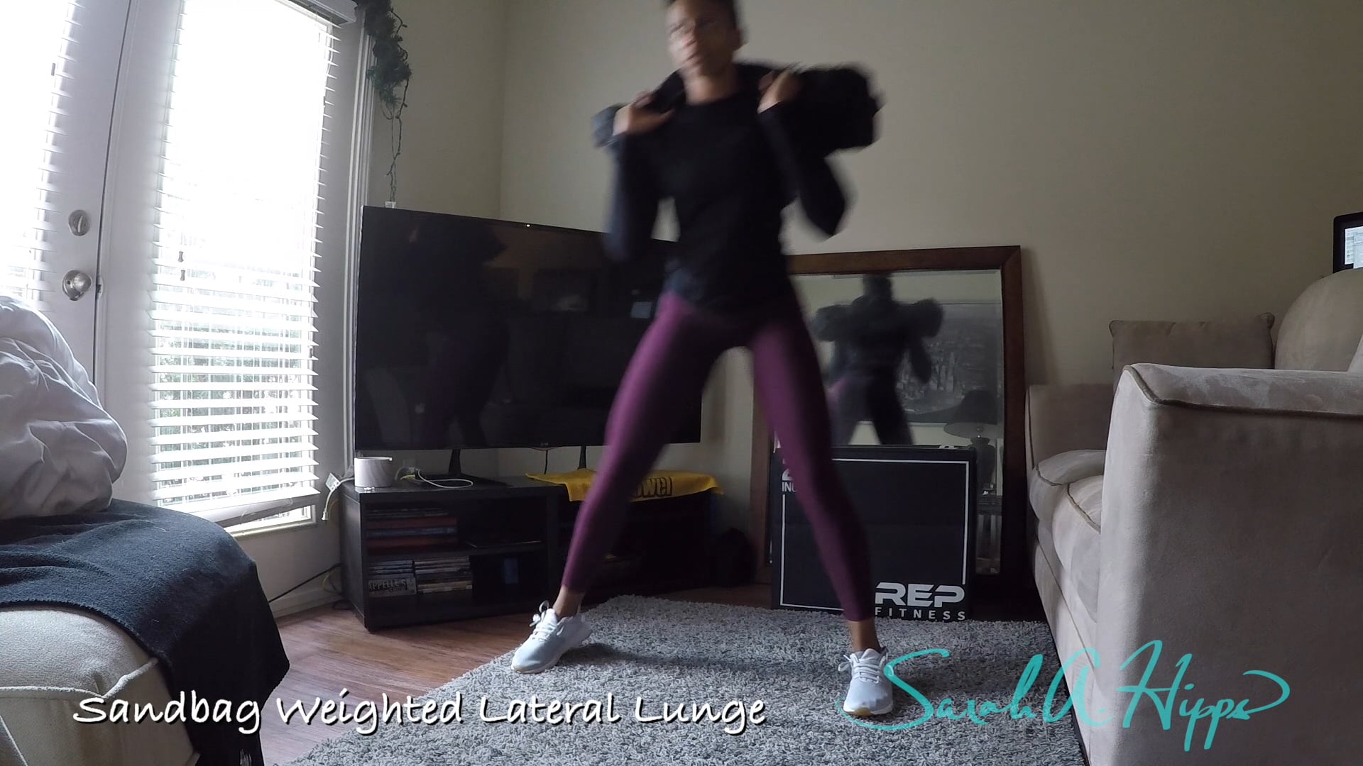 Sandbag Weighted Lateral Lunge