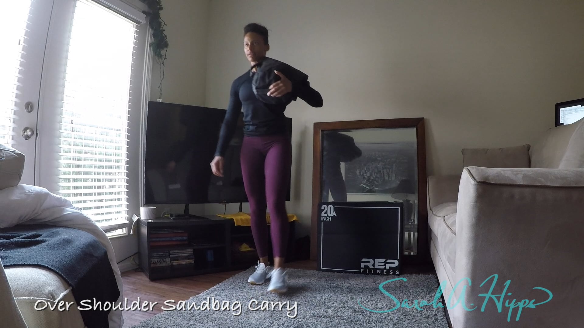 Over Shoulder Sandbag Carry