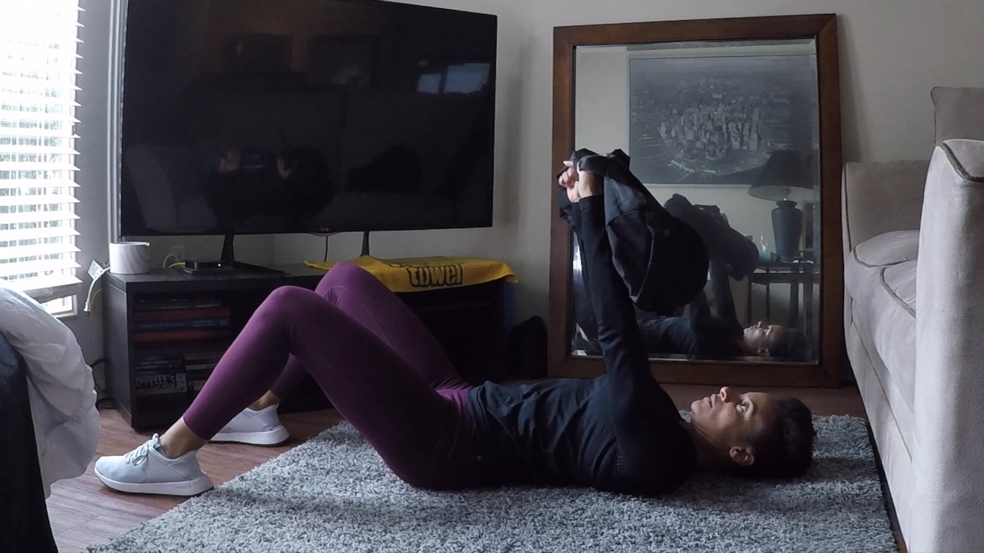 Sandbag Floor Chest Press