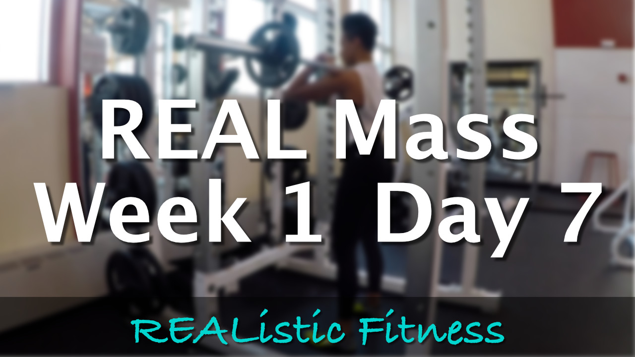 Week 1 Day 7 - REAL Mass