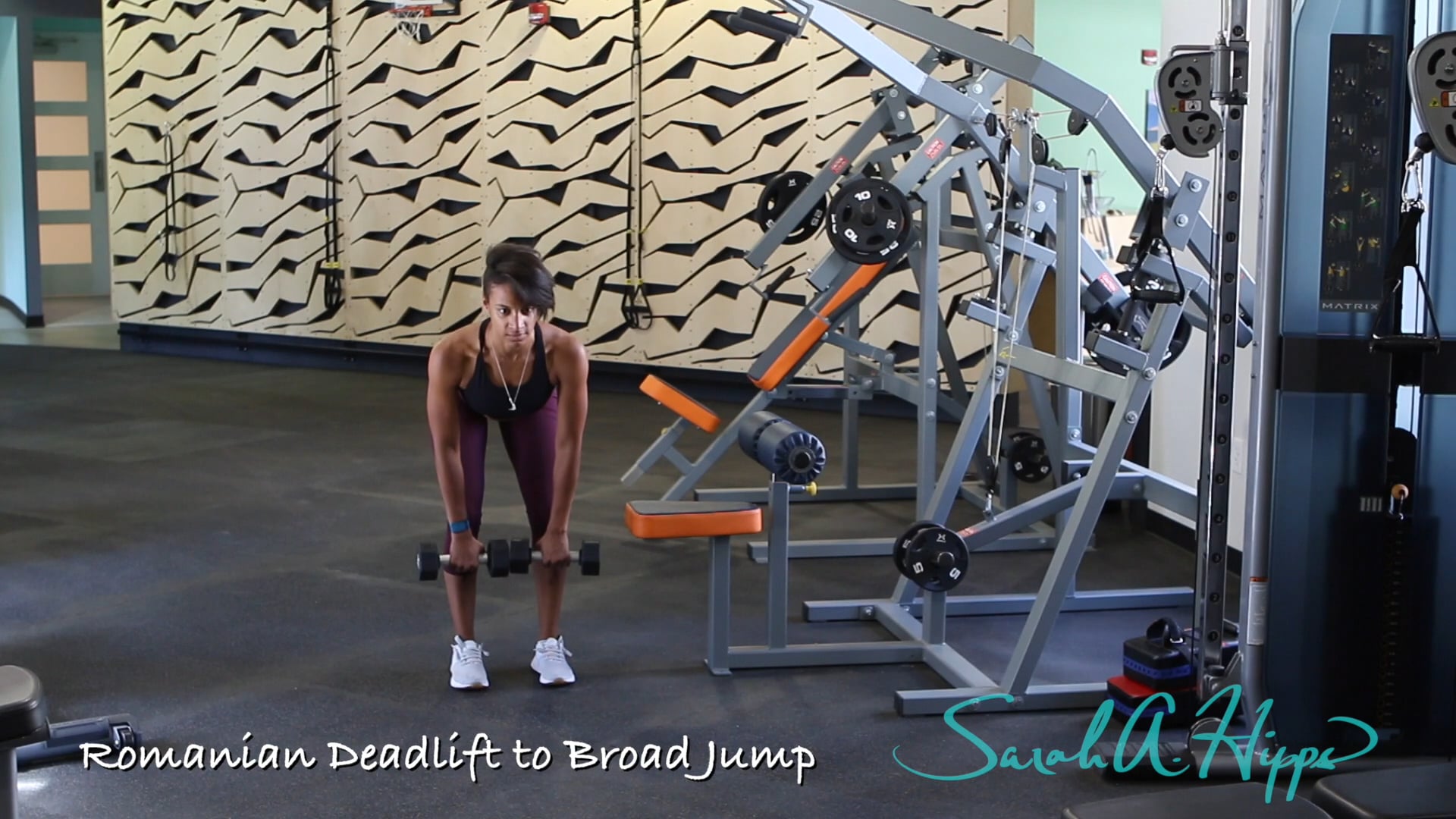 Romanian Deadlift to Broad Jump