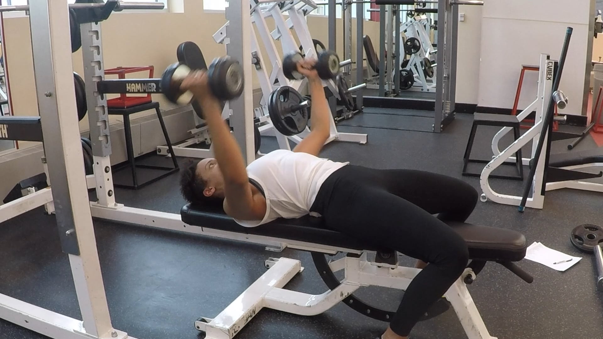 Dumbbell Fly to Skull Crusher