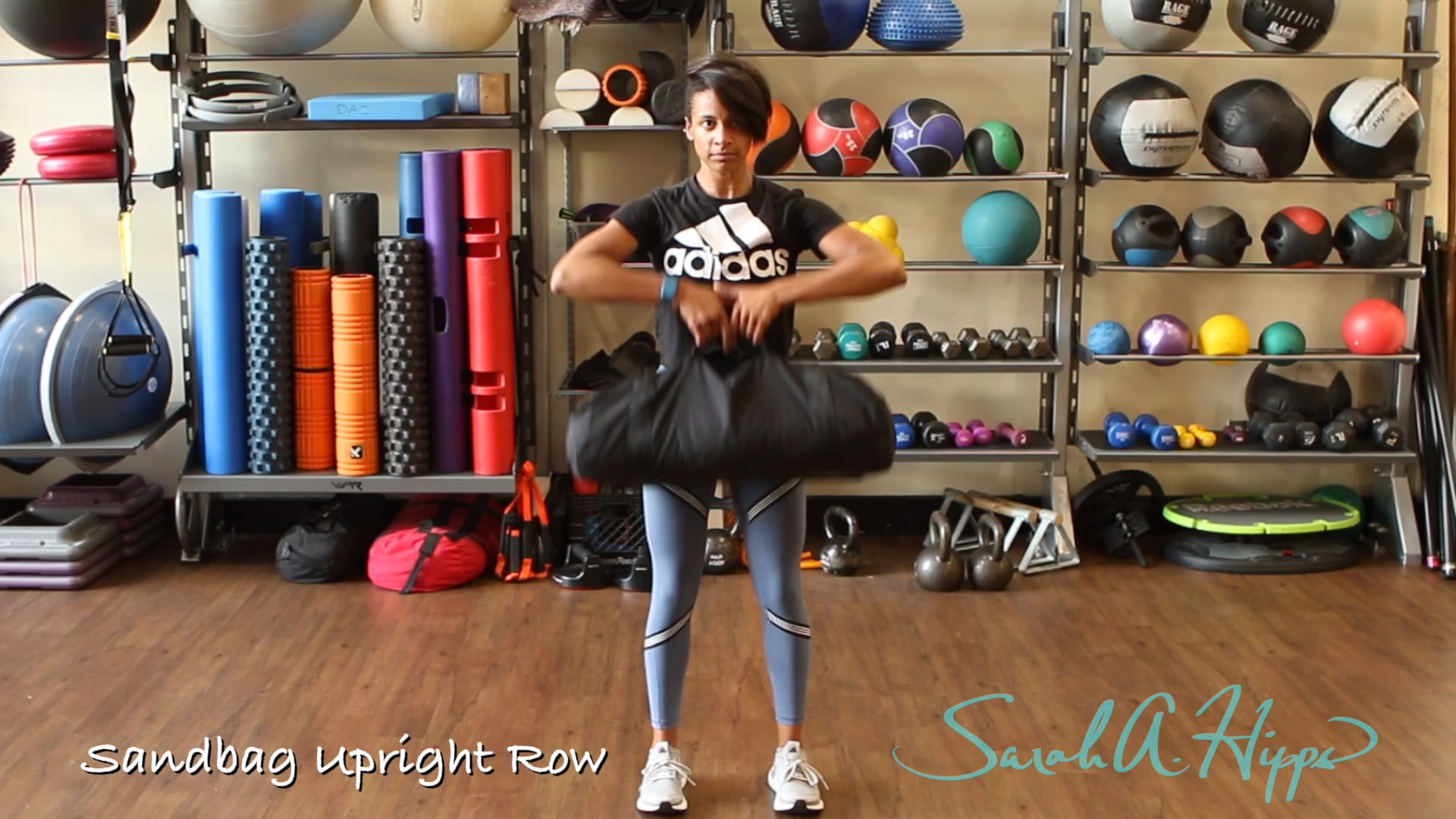 Sandbag Upright Row