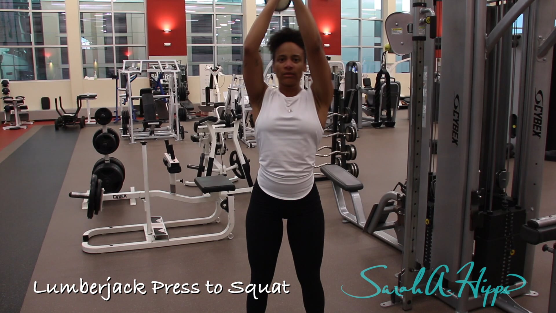 Lumberjack Press to Squat