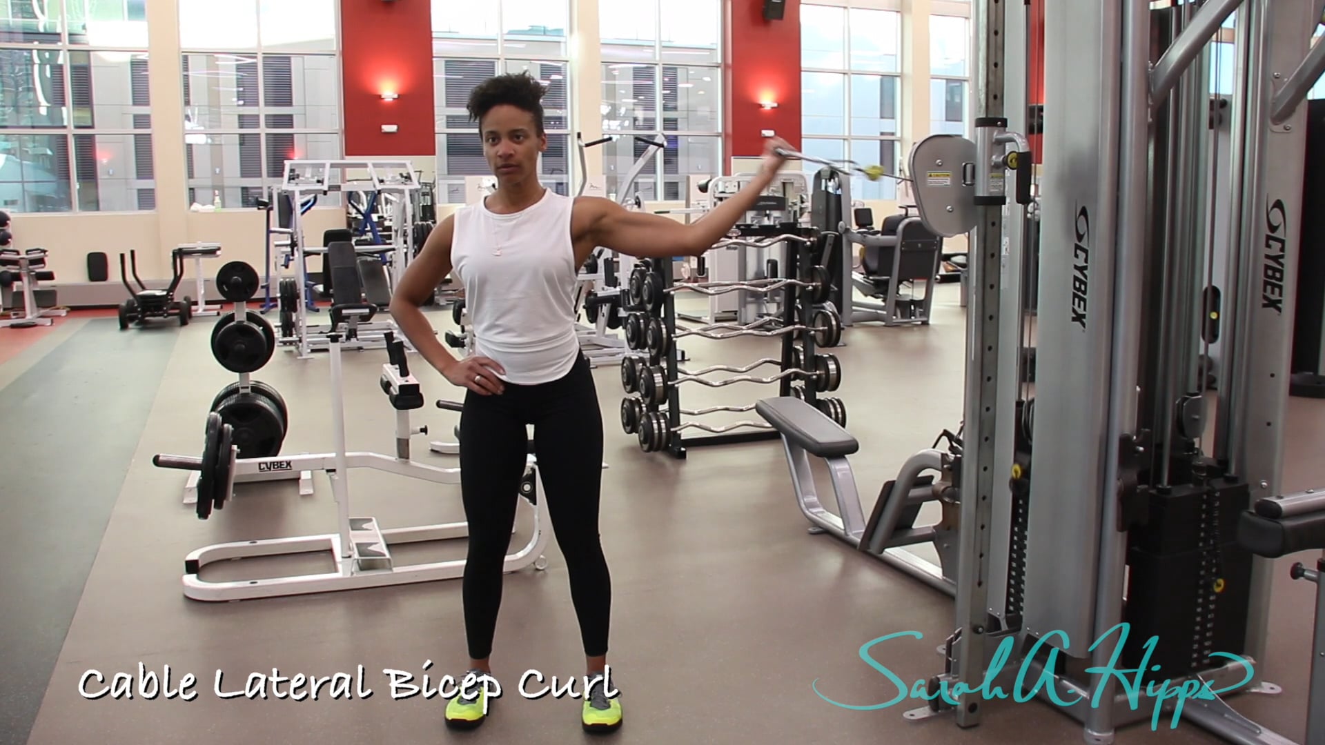 Cable Lateral Bicep Curl