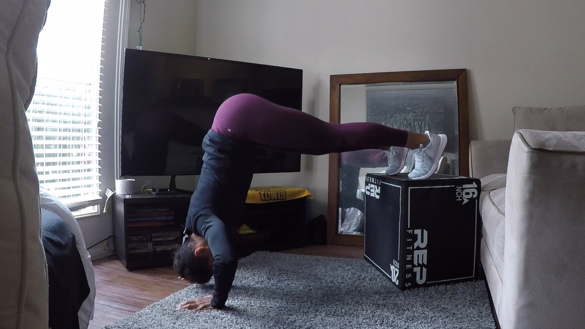 Feet Elevated Pike Pushup