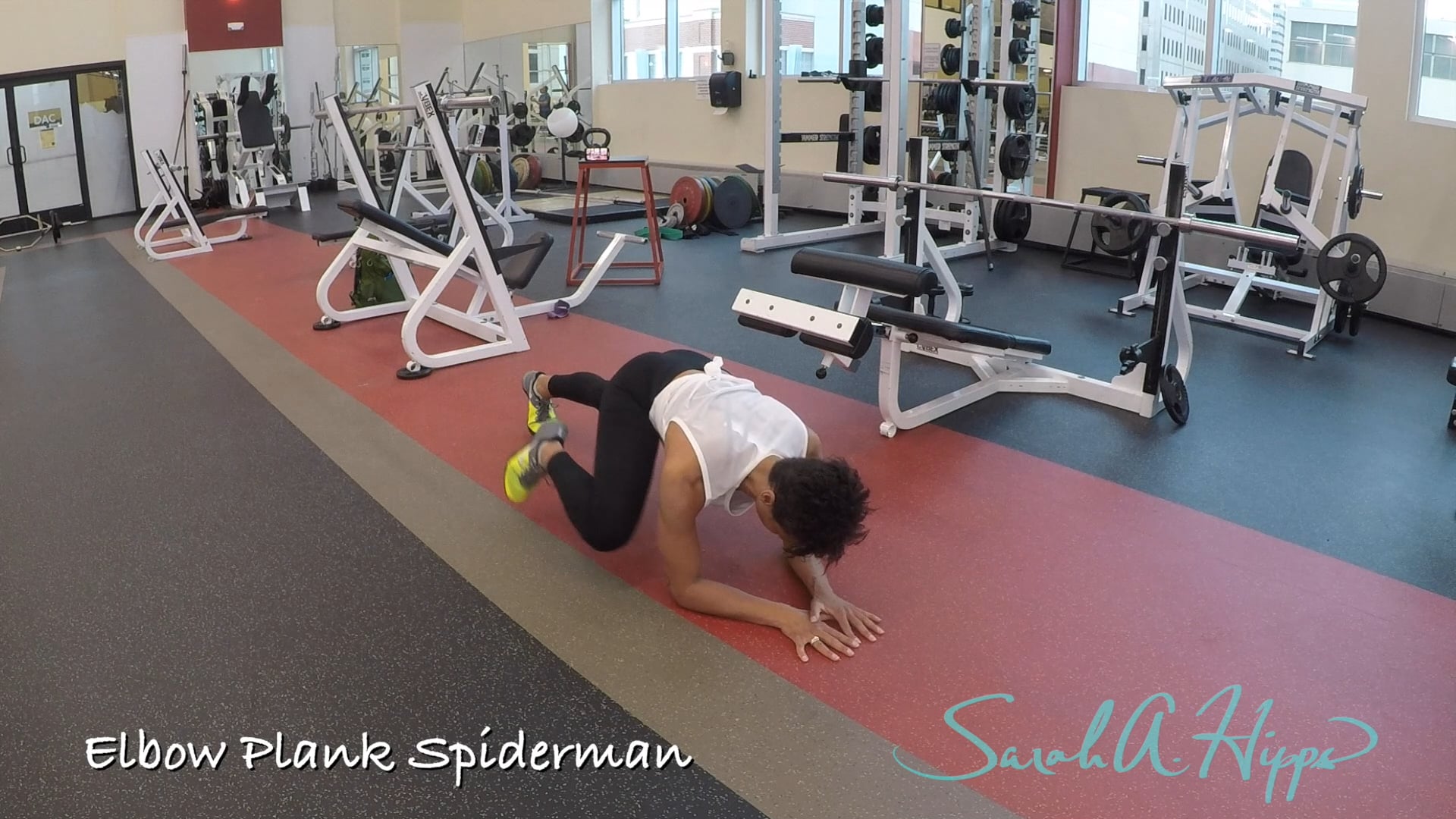 Elbow Plank Spiderman