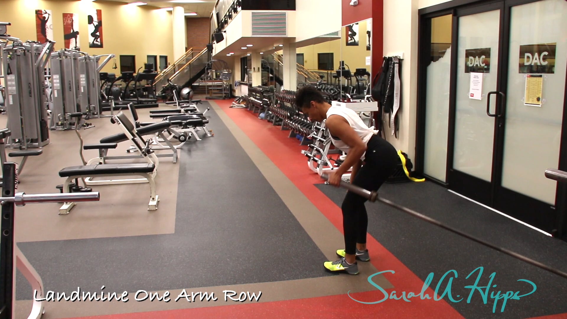Landmine One Arm Row