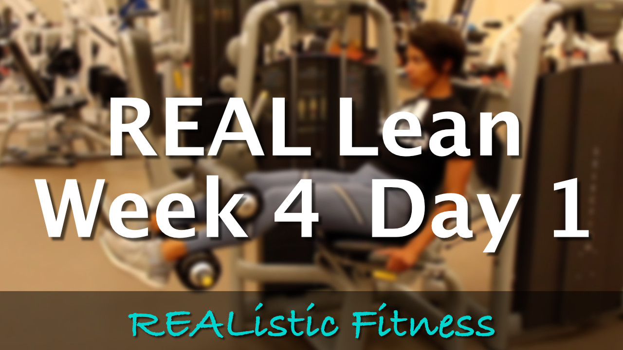 Week 4 Day 1 - REAL Lean