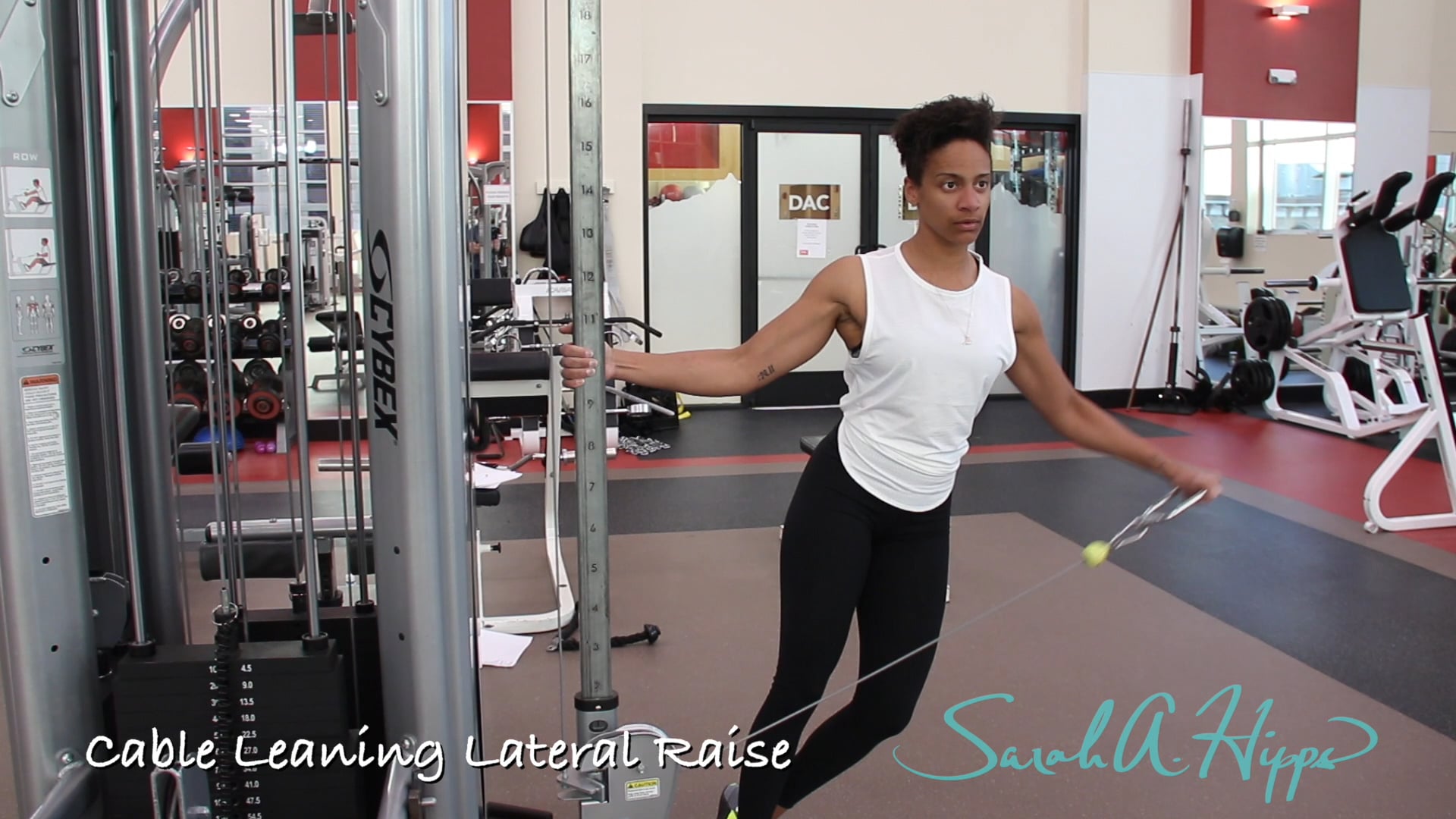 Cable Leaning Lateral Raise