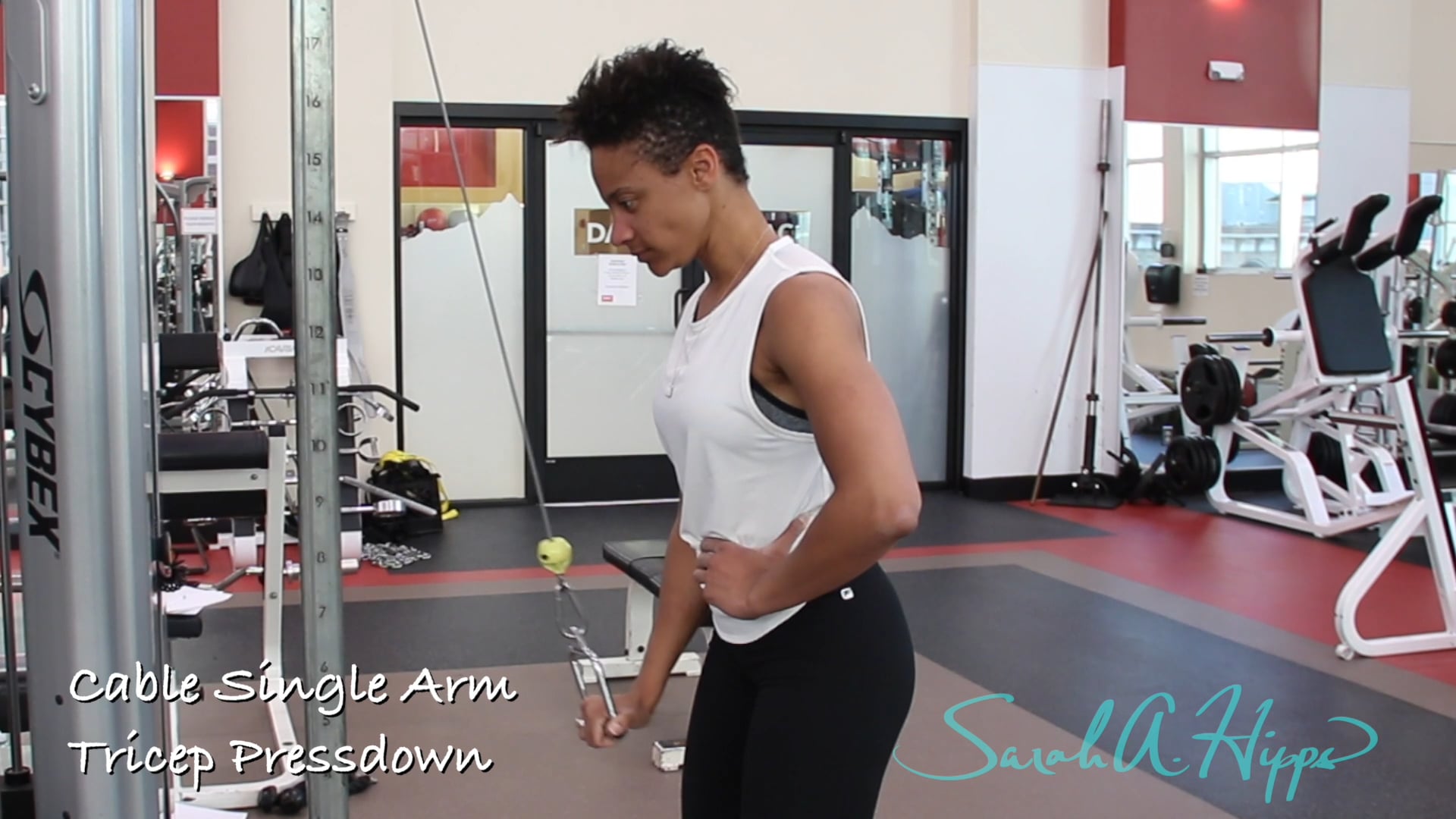 Cable Single Arm Tricep Pressdown