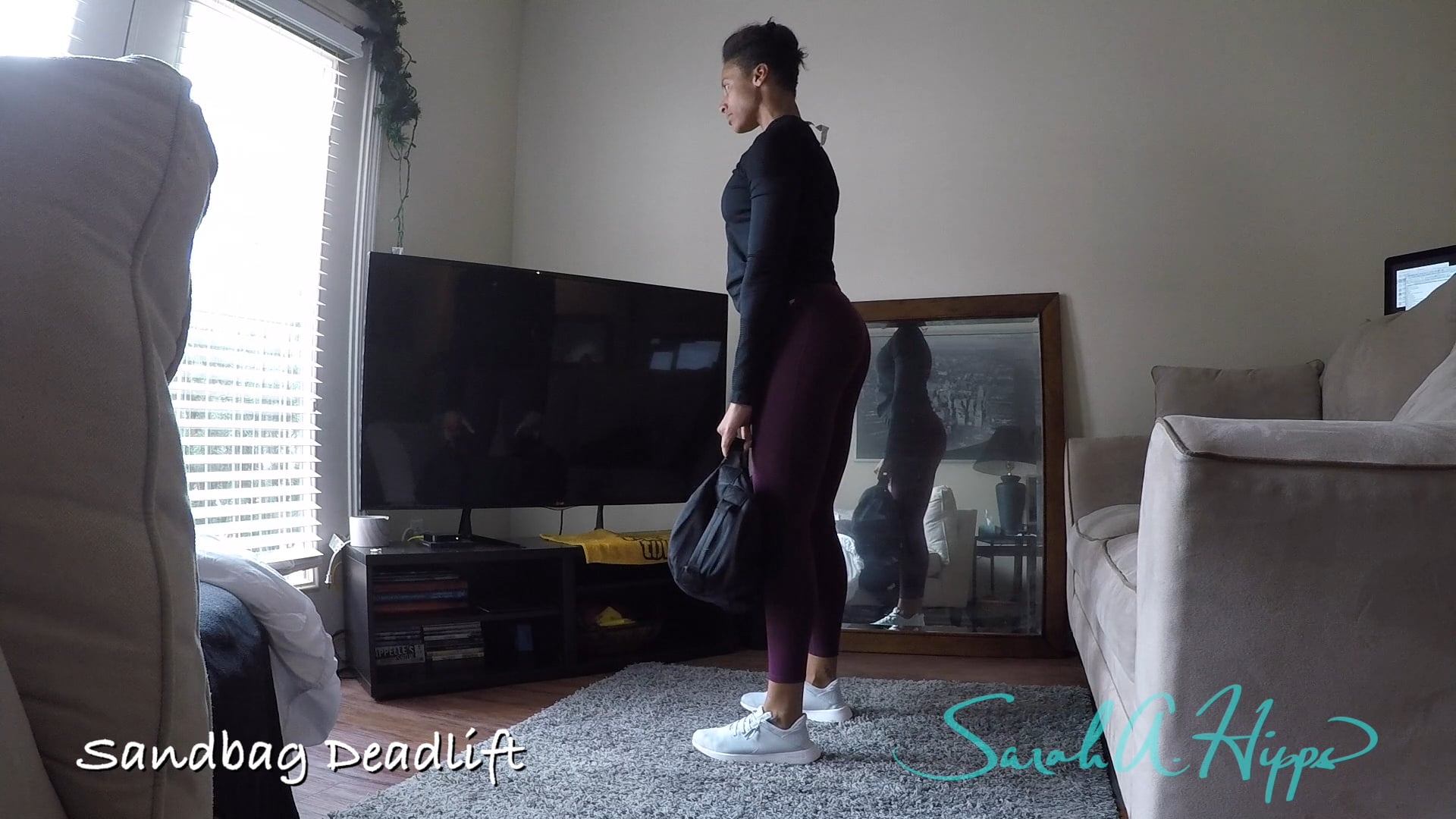Sandbag Deadlift