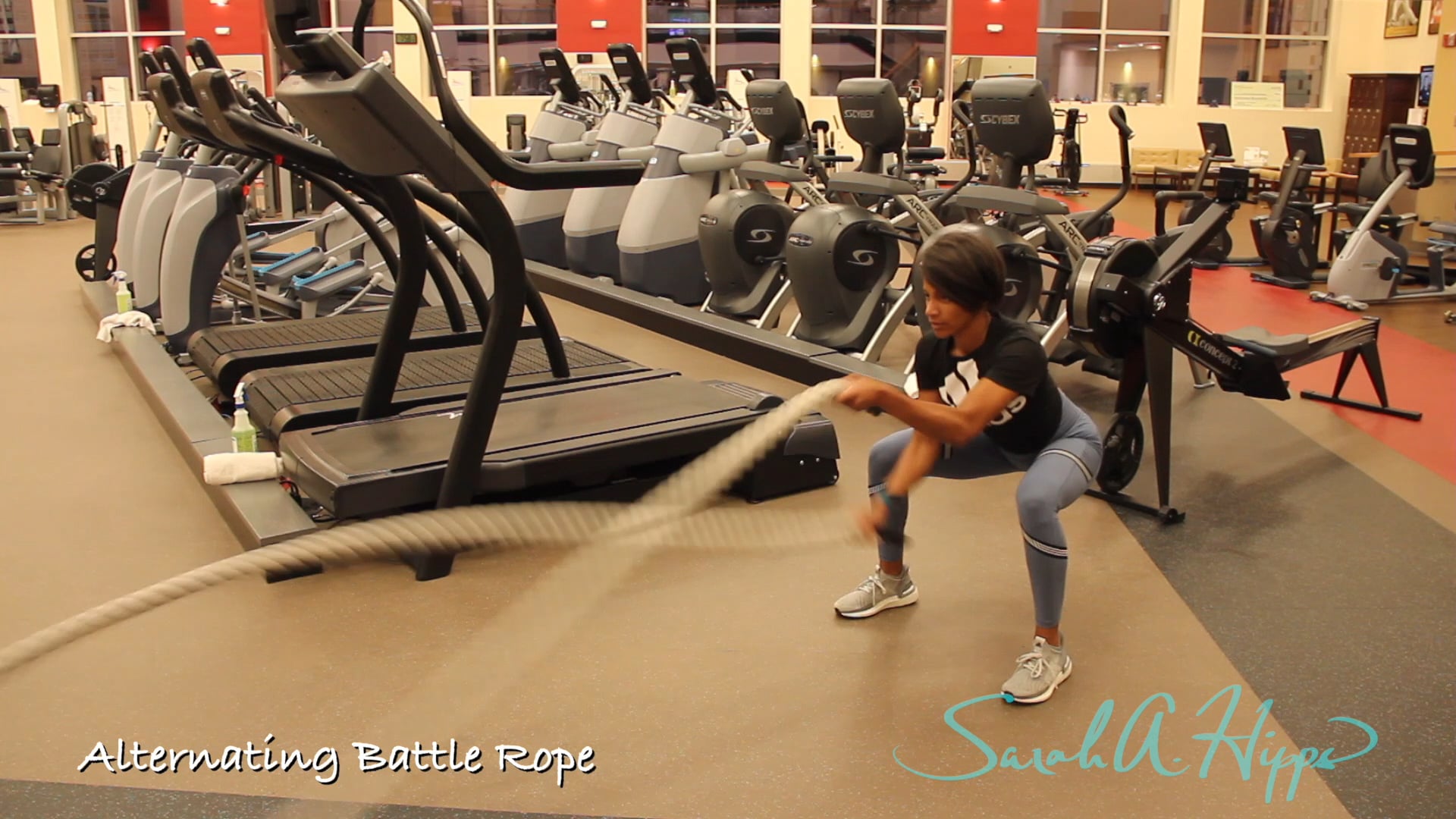 Alternating Battle Rope