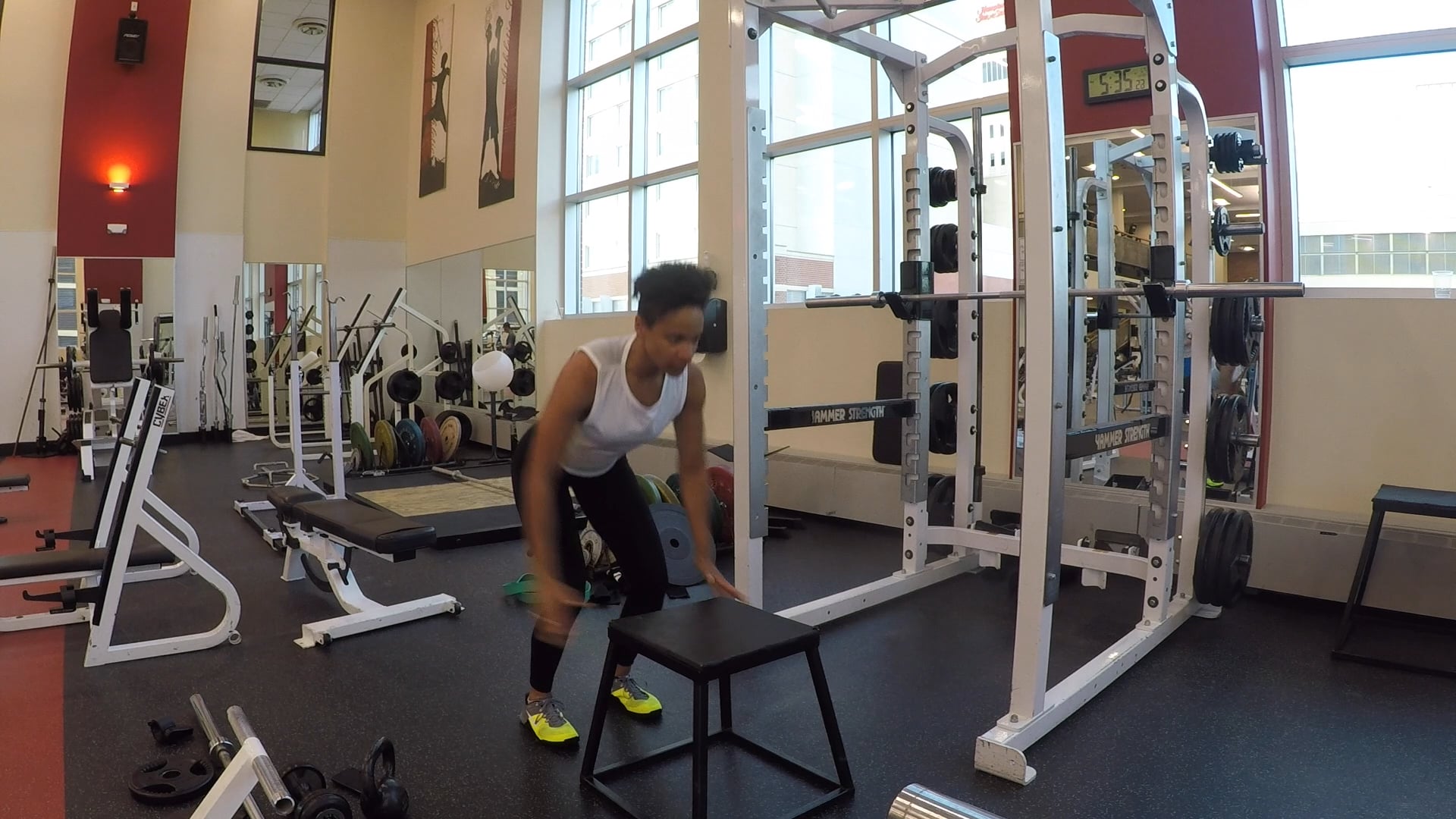 Box Jump Burpee