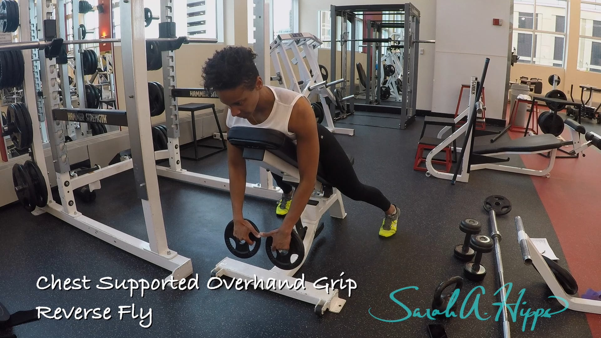 Chest Supported Overhand Grip Reverse Fly