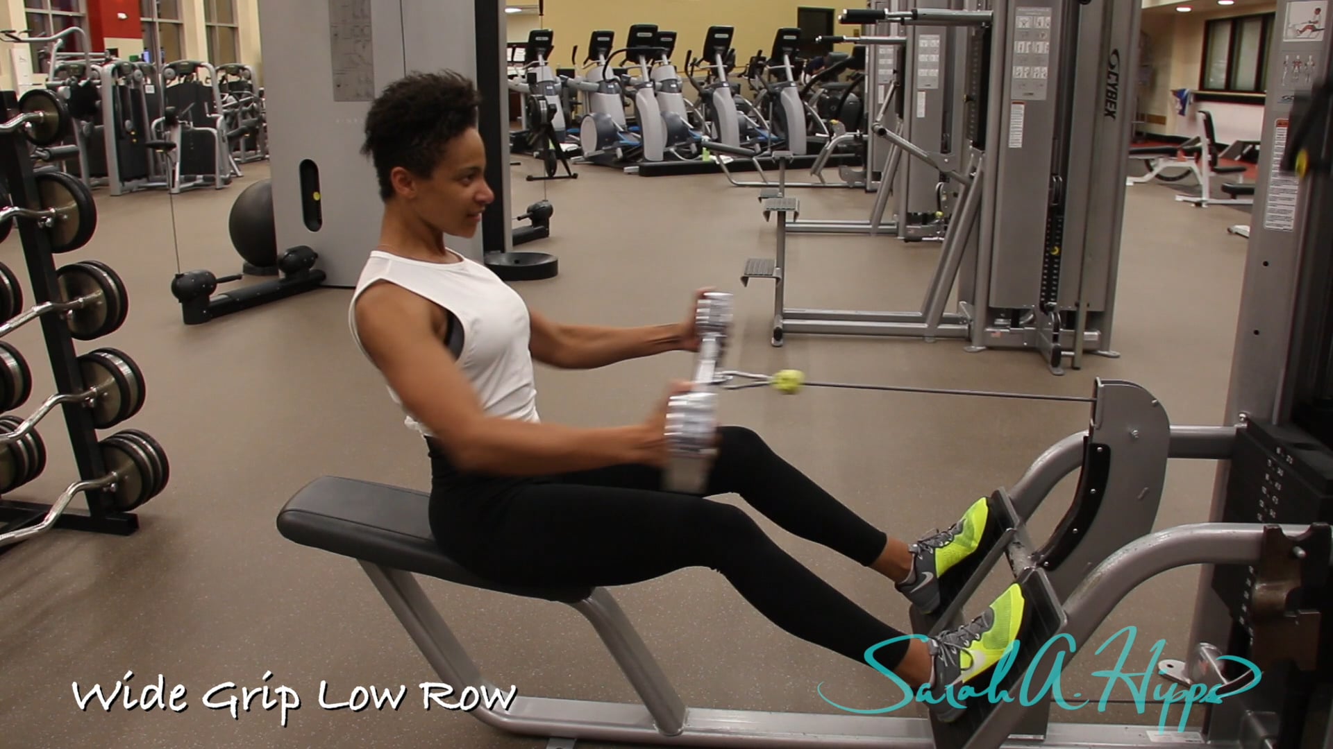 Wide Grip Low Row