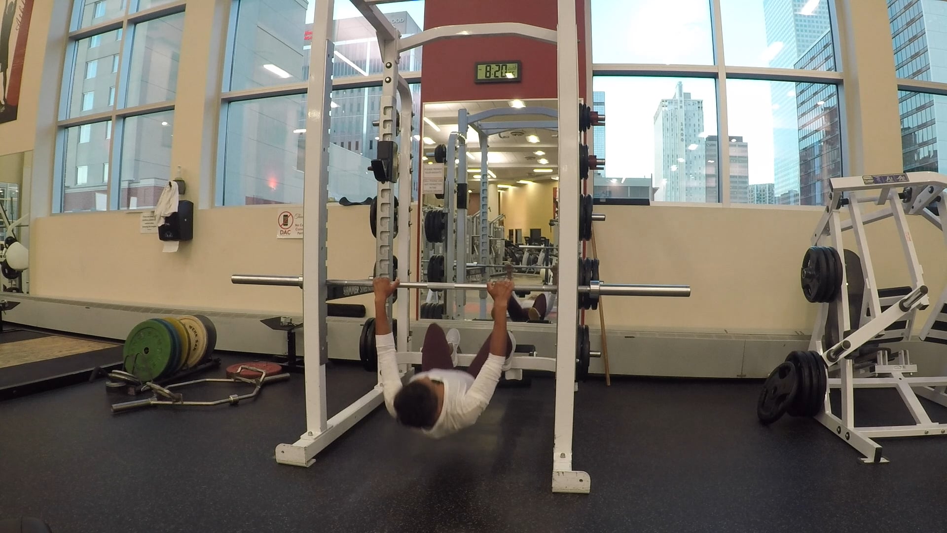 Feet Elevated Inverted Row