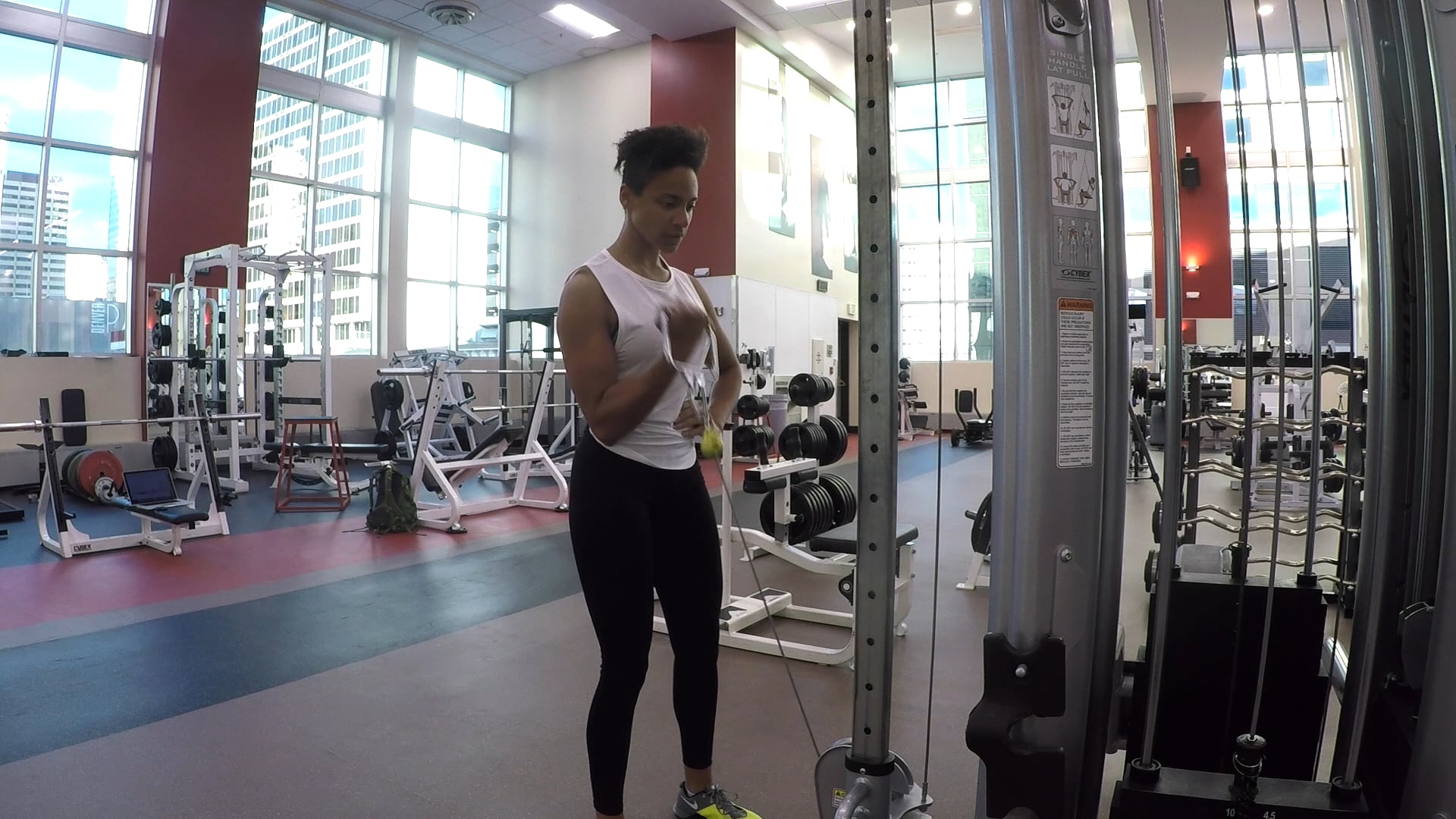 Cable Single Arm Bicep Curl
