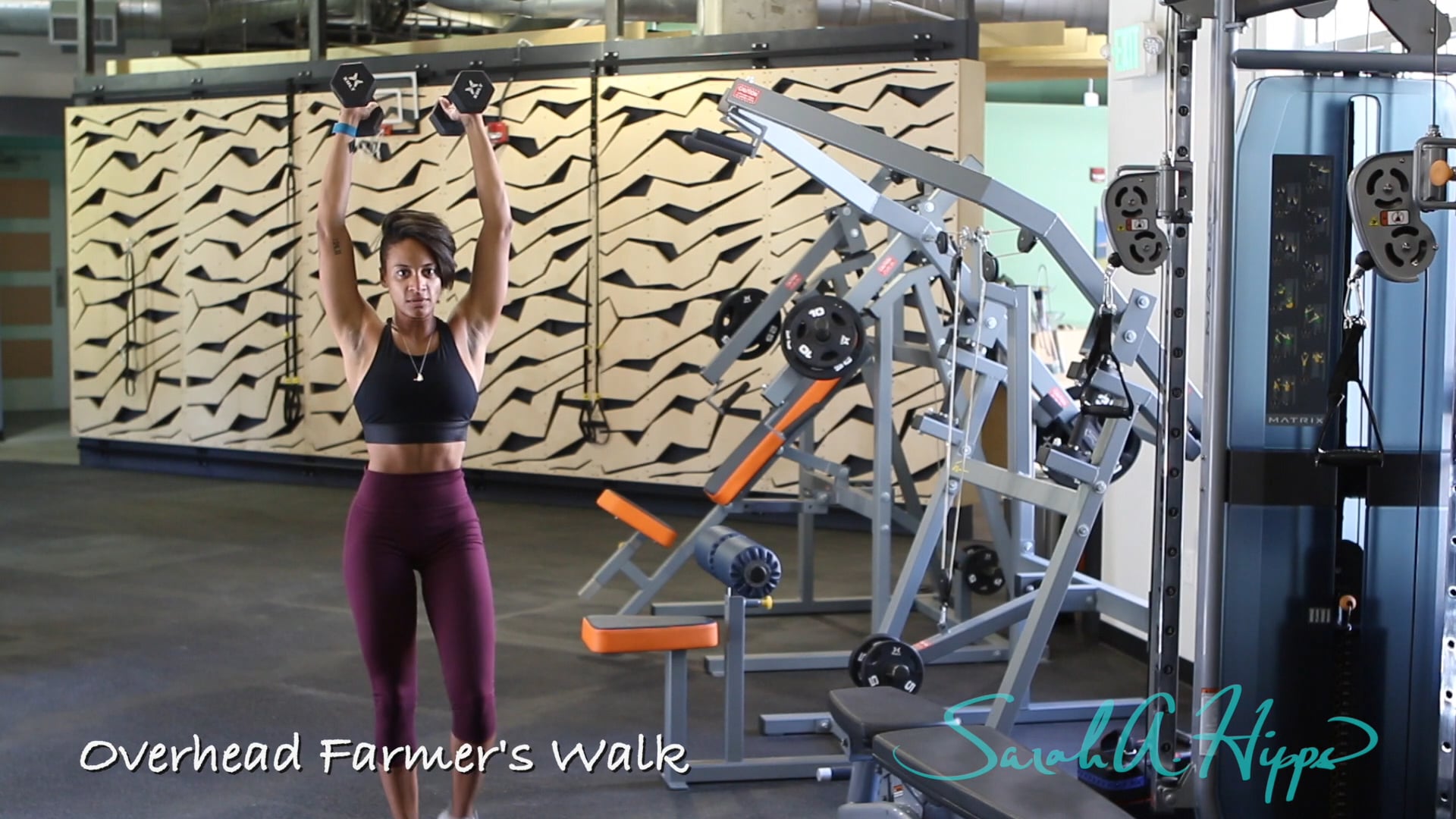Overhead Farmers Walk