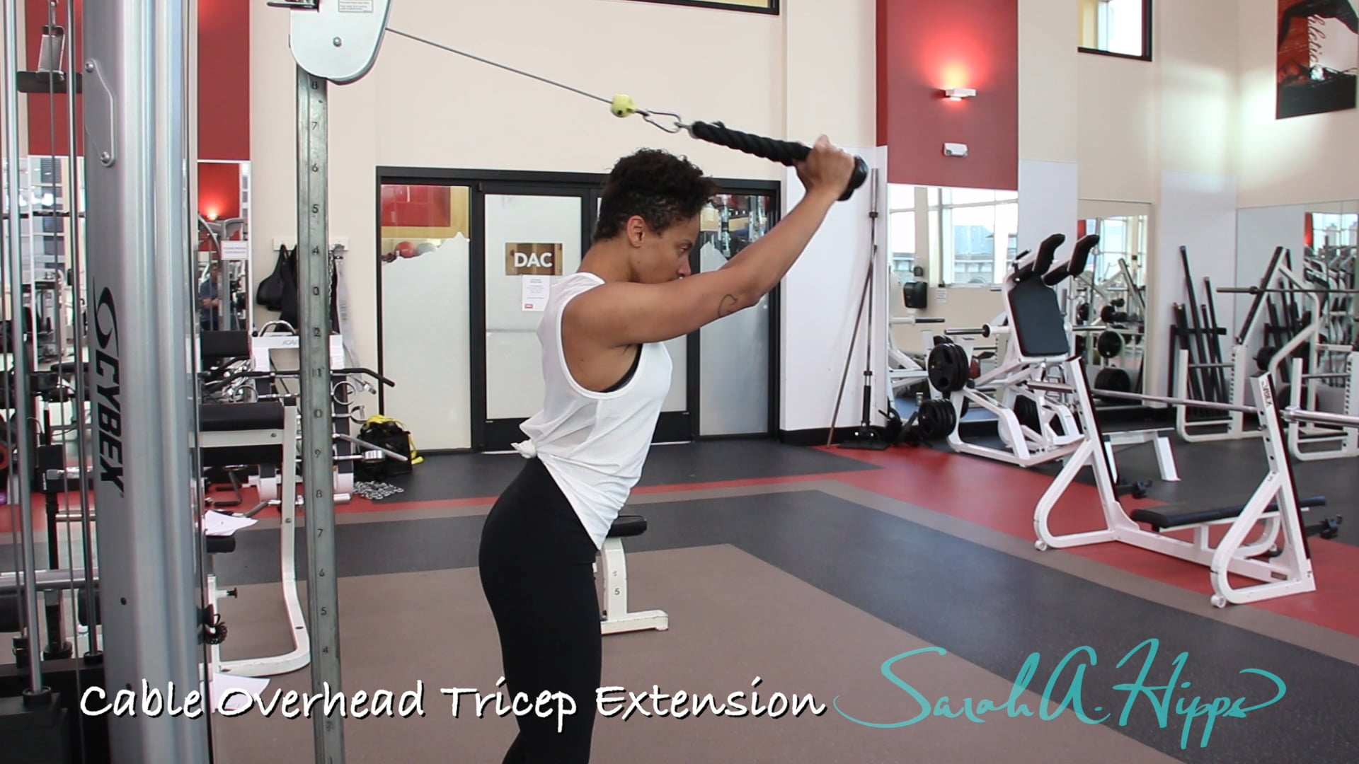 Cable Overhead Tricep Extension