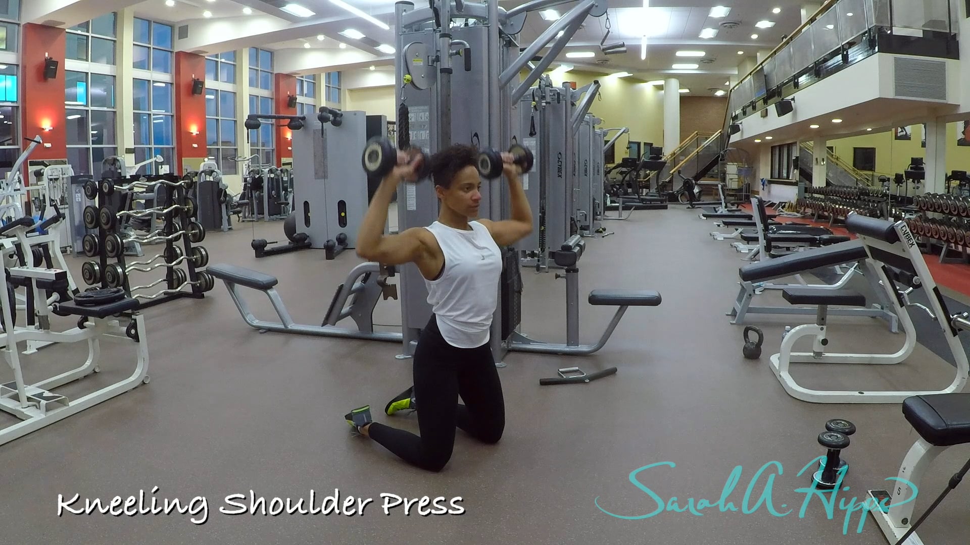 Kneeling Shoulder Press