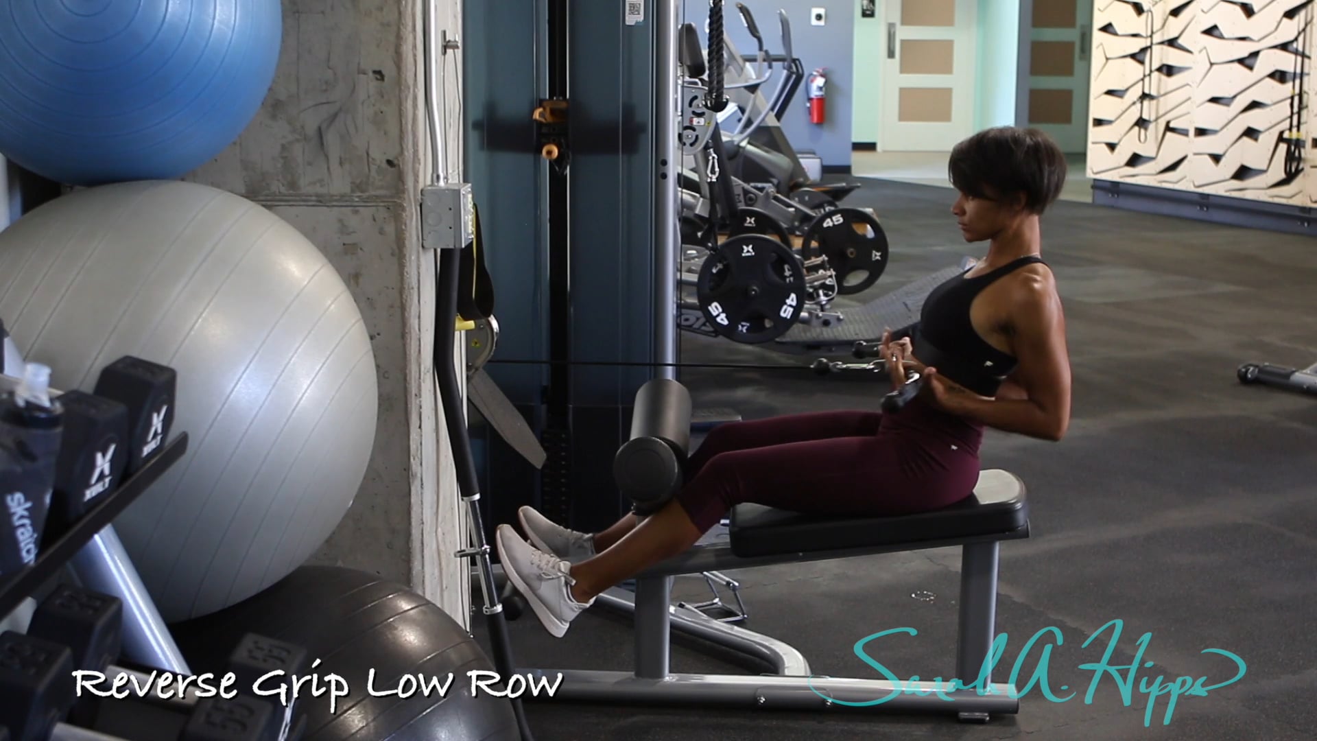 Reverse Grip Low Row