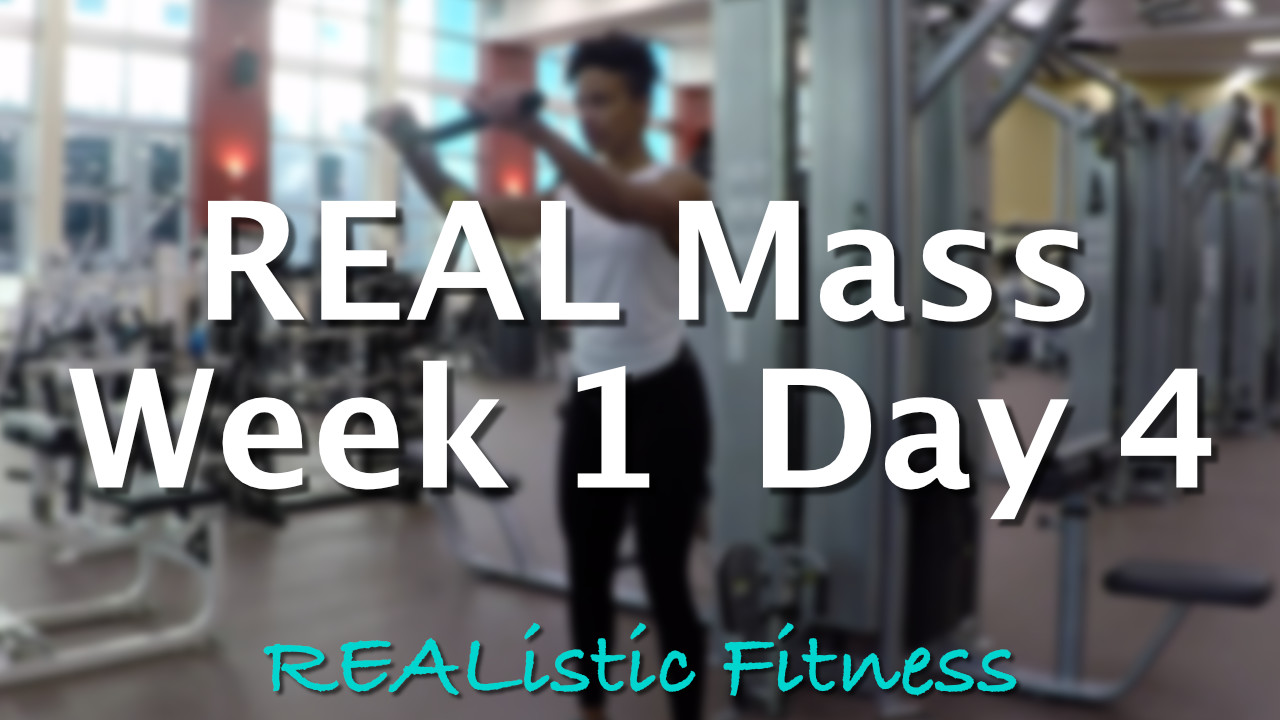 Week 1 Day 4 - REAL Mass
