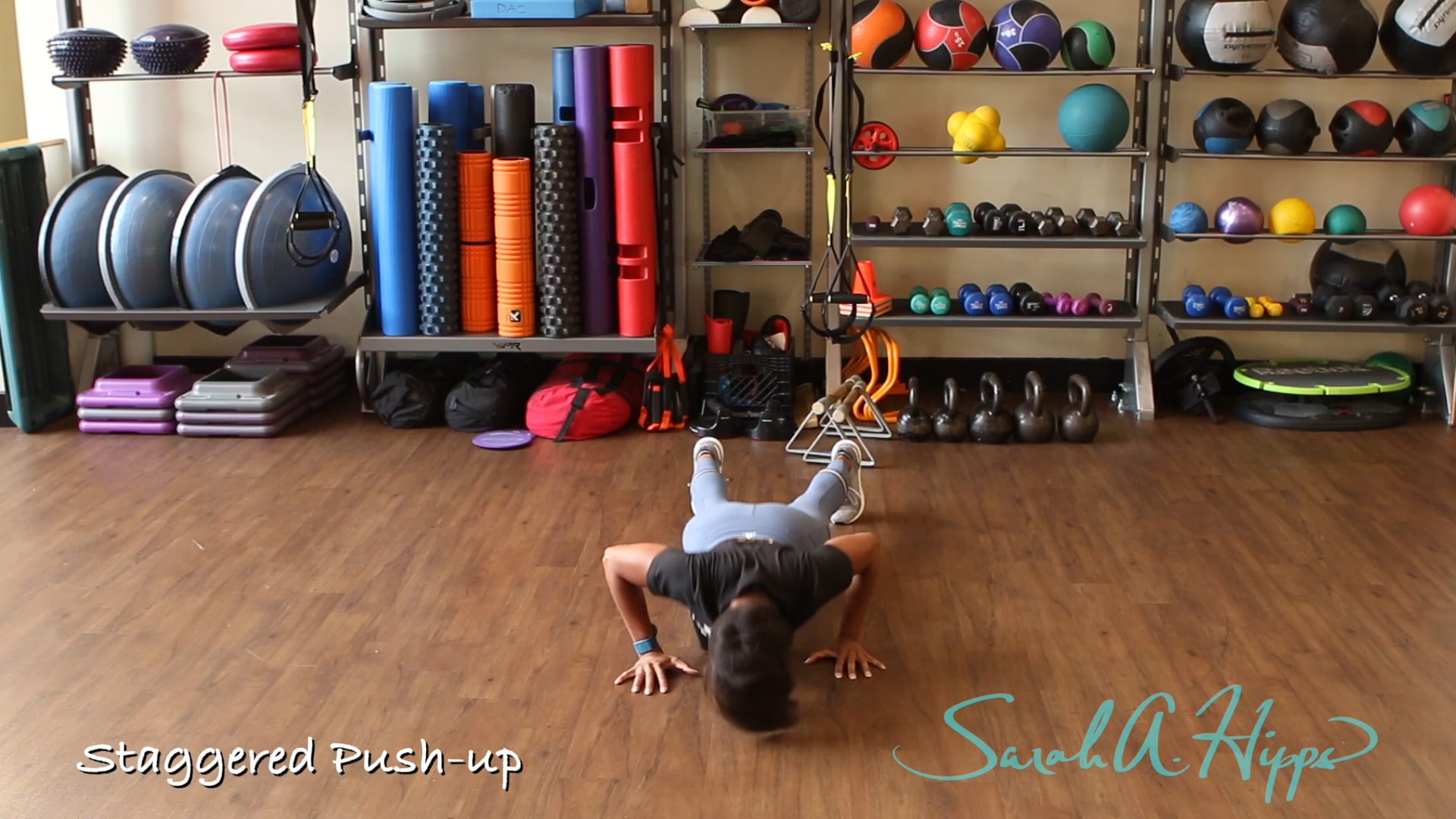 Staggered Push-up