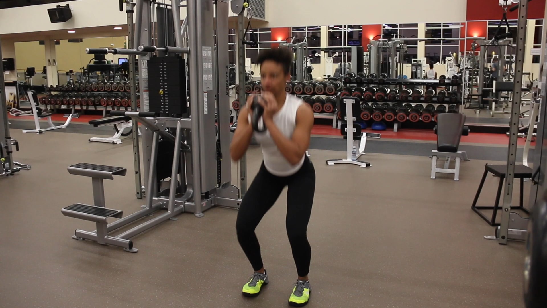 Goblet Narrow Stance Squat