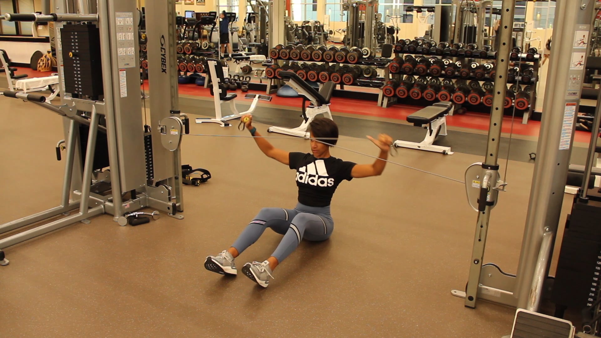 Seated Cable Cross Body Reverse Fly