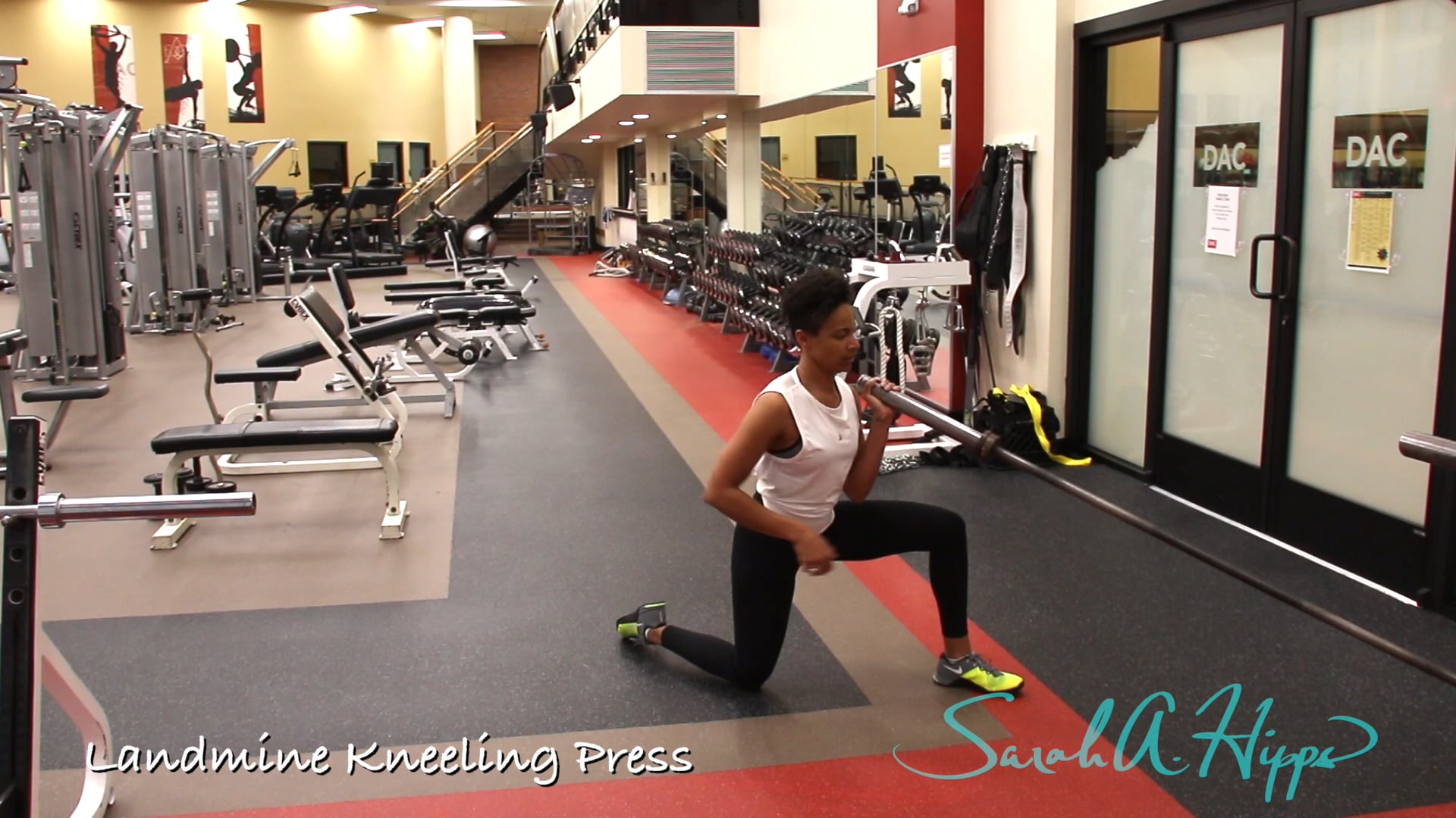 Landmine Kneeling Press