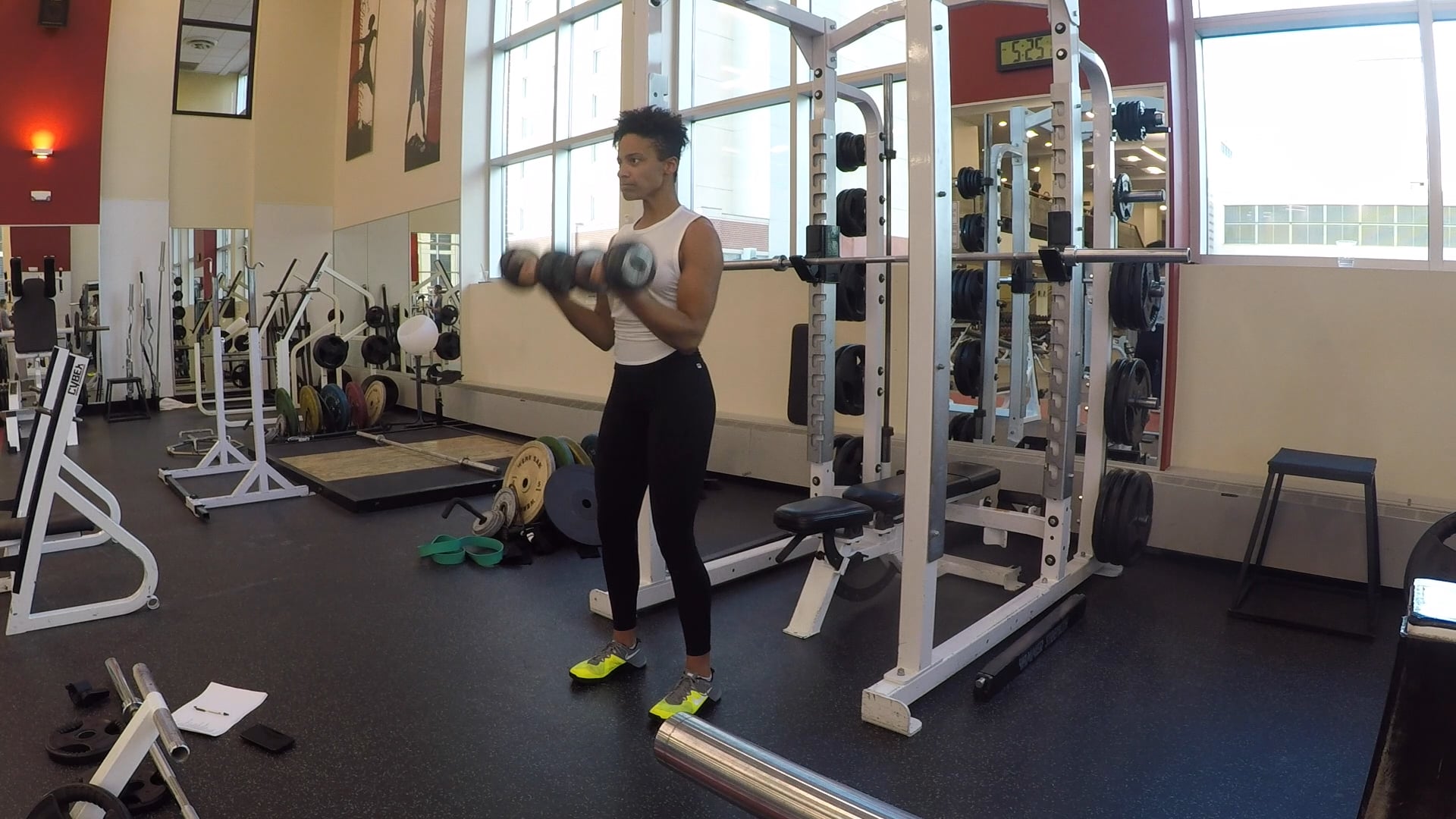 Bicep Curl to Shoulder Press