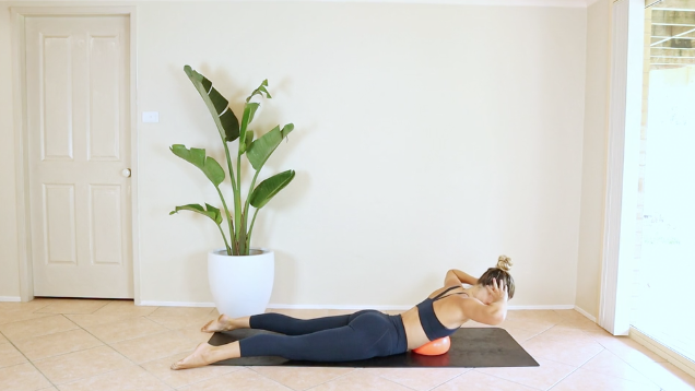 7 Minutes of Back Work with Pilates Ball