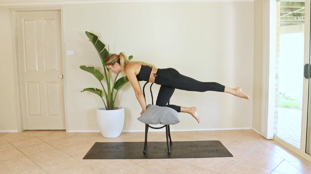 11 Minutes of Booty Work on the Chair 