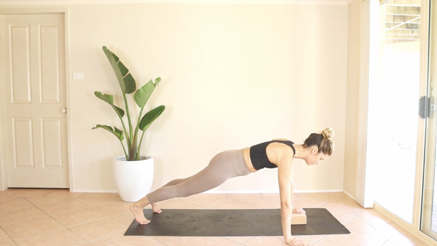 8 Minute Block Party for the Arms, Abs and Hamstrings