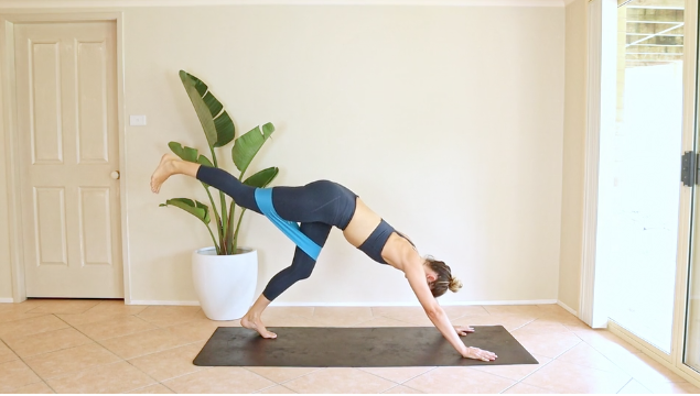 11 Minute Pilates Flow with Booty Band