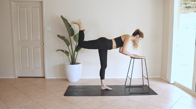 Booty Workout While Cooking Dinner