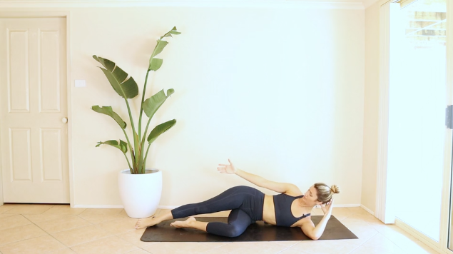 18 Minute No Props Full Body Pilates 