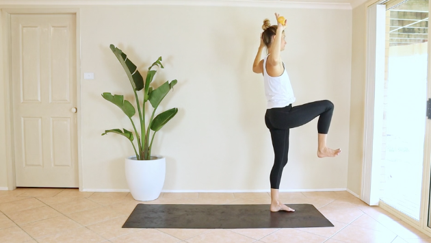 20 Pilates Flow with Dumbbells 