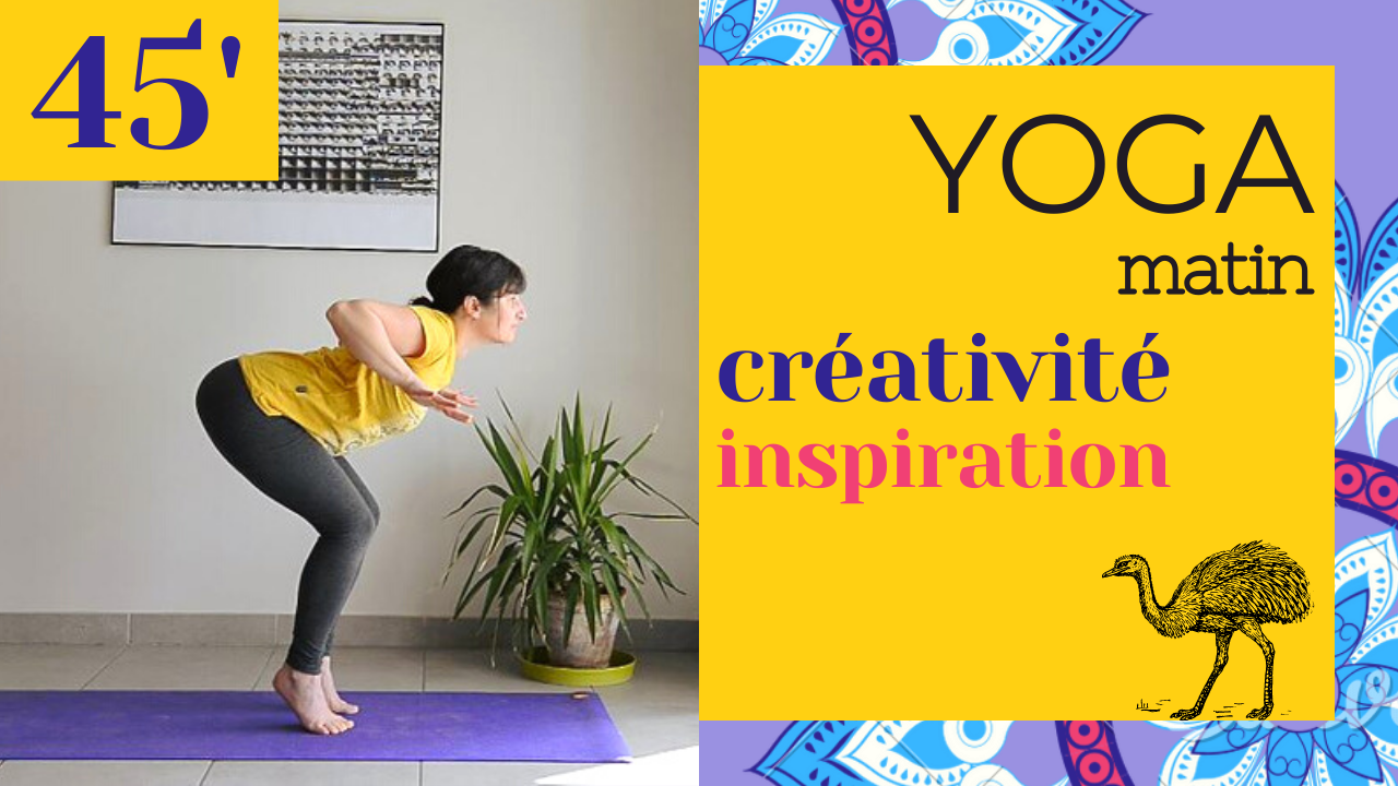 Hatha yoga séance du matin pour une journée créative et inspirante