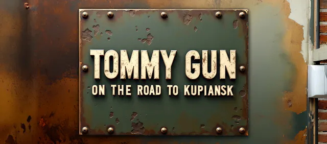 'Tommy Gun' on the Road to Kupiansk