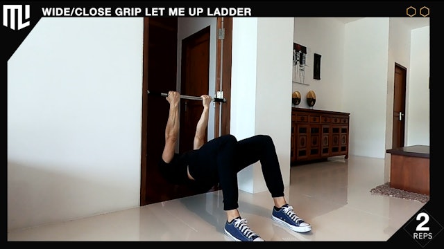 7.5 Minute LADDER Wide and Close Grip Let Me Ups