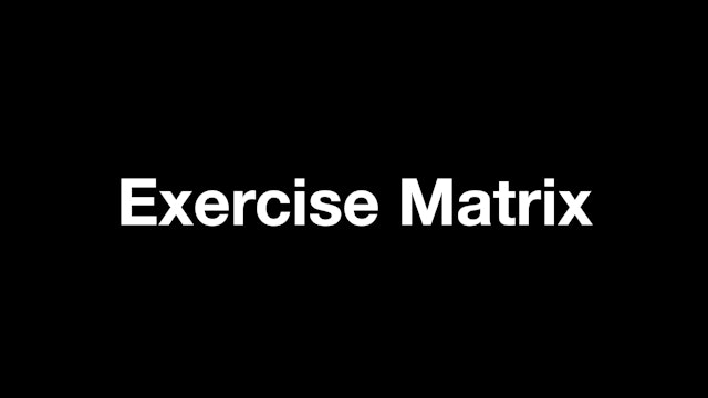 2.0 Exercise Matrix