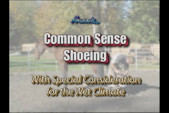 Video 1 of 2 Common Sense Shoeing Consideration Wet Environment