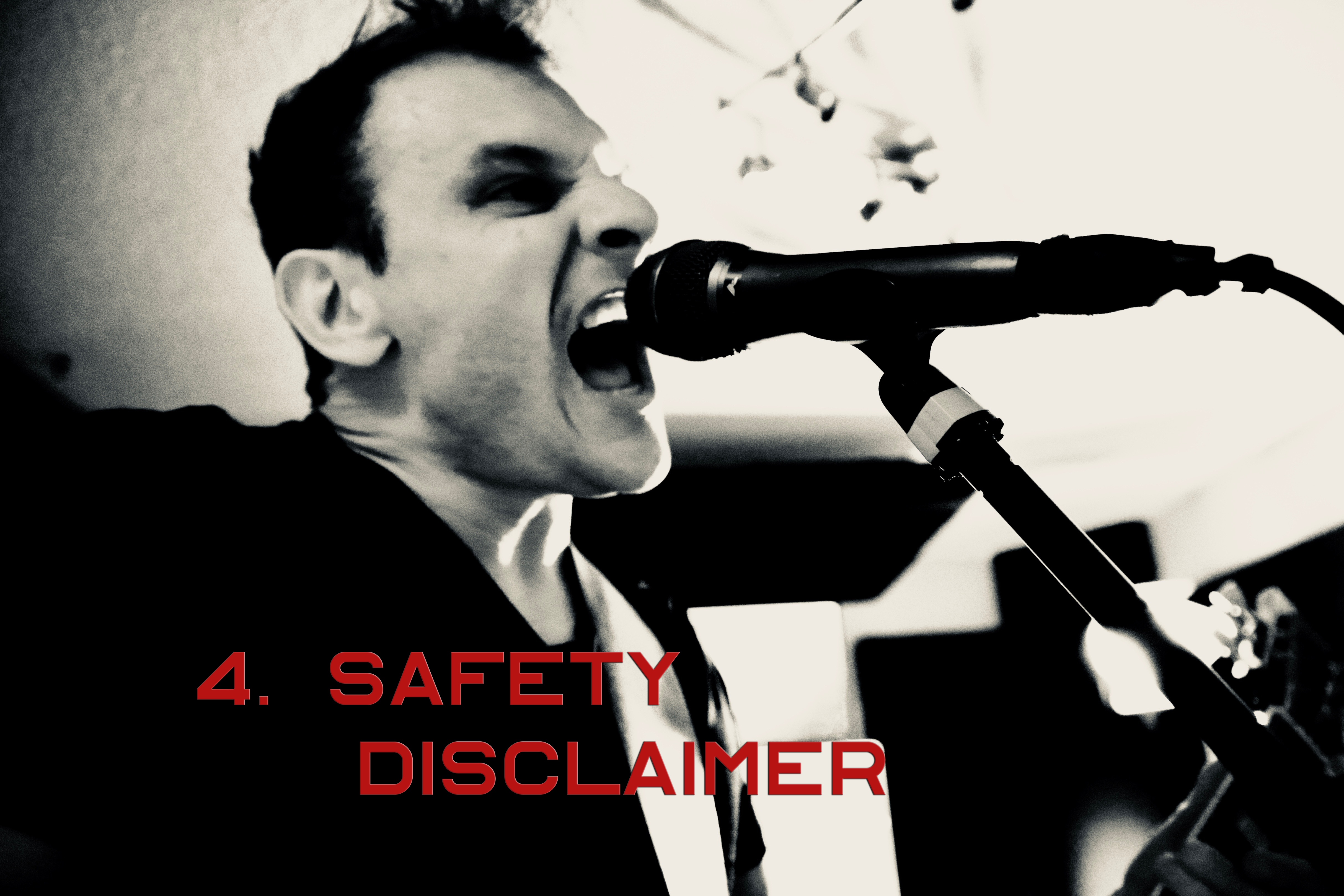 4. Safety Disclaimer