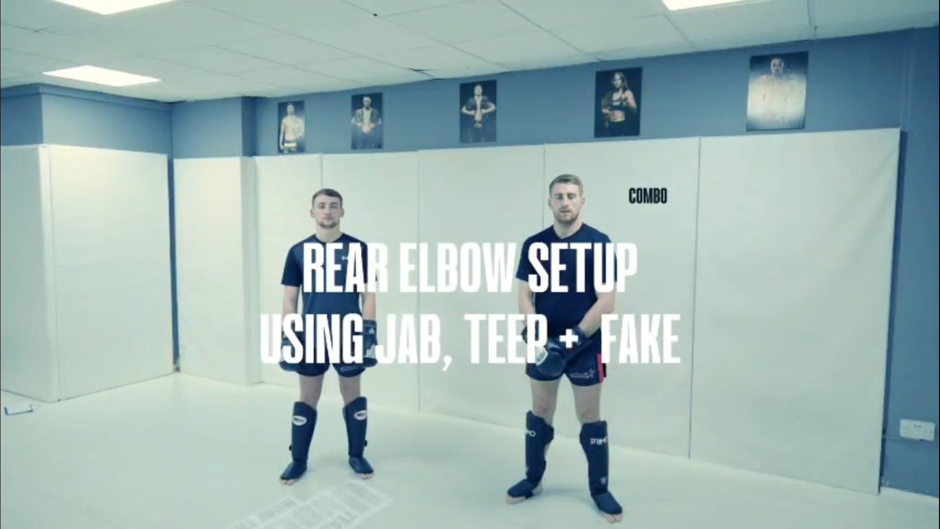 Rear Elbow Setup Using Jab, Teep & Fake