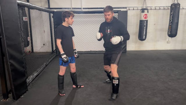 Jab & Low Kick Sparring
