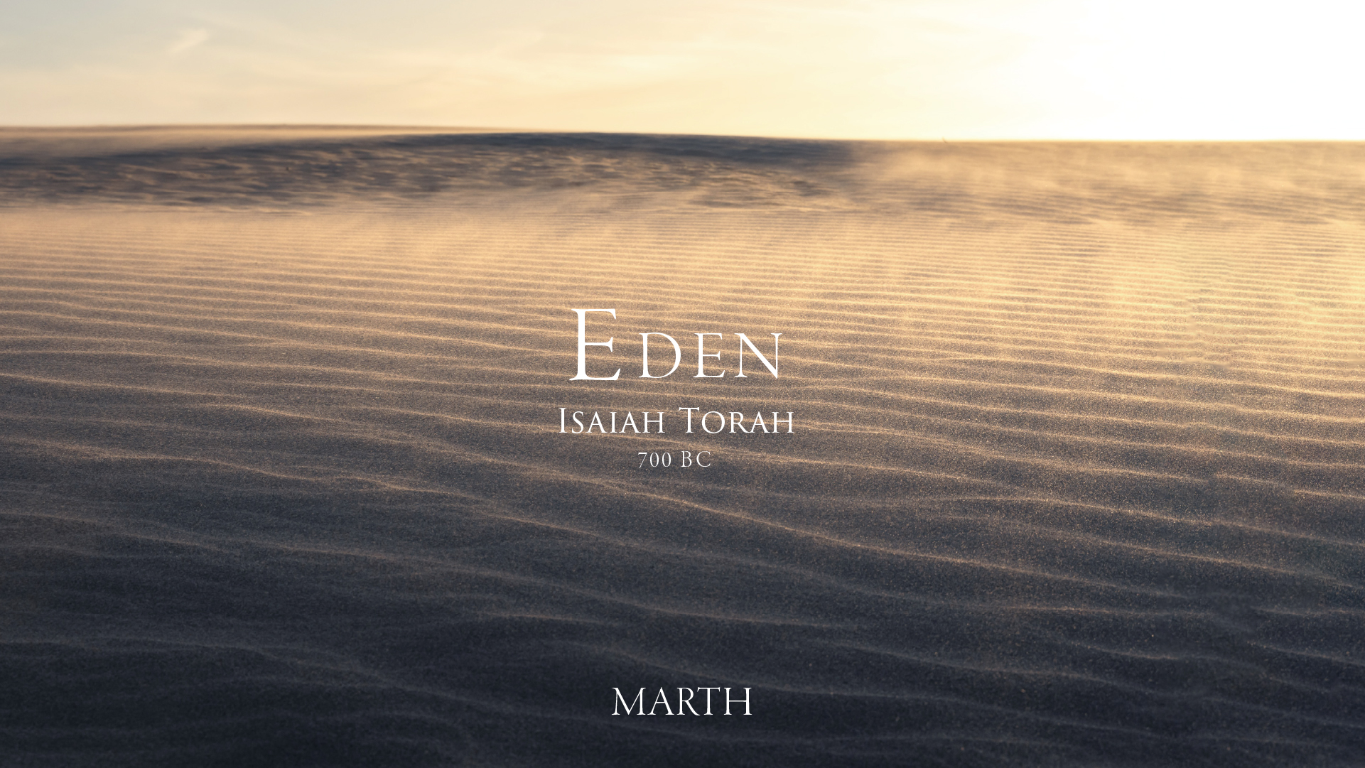Eden Isaiah Torah Message E-book