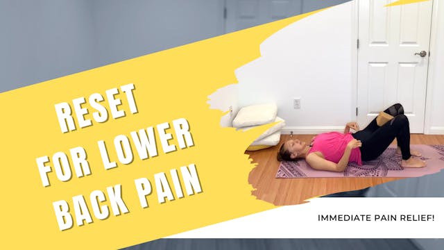 Reset For Lower Back Pain